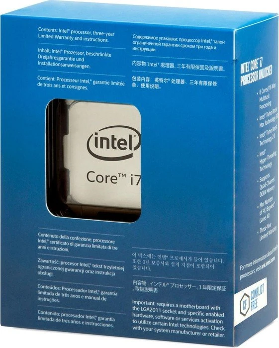 Intel Core i7-6800K, 6C/12T, 3.40-3.80GHz, boxed ohne Kühler