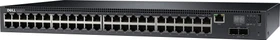 Dell EMC Networking N Series PowerSwitch N2000 Rackmount Gigabit Managed Stacking Switch, 48x RJ-45, 2x SFP+ (N2048/210-ABNX)