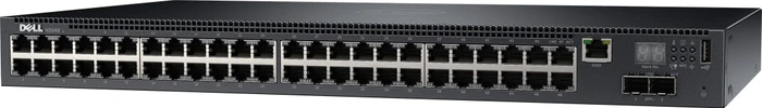 Dell EMC Networking N Series PowerSwitch N2000 Rackmount Gigabit Managed Stacking Switch, 48x RJ-45, 2x SFP+