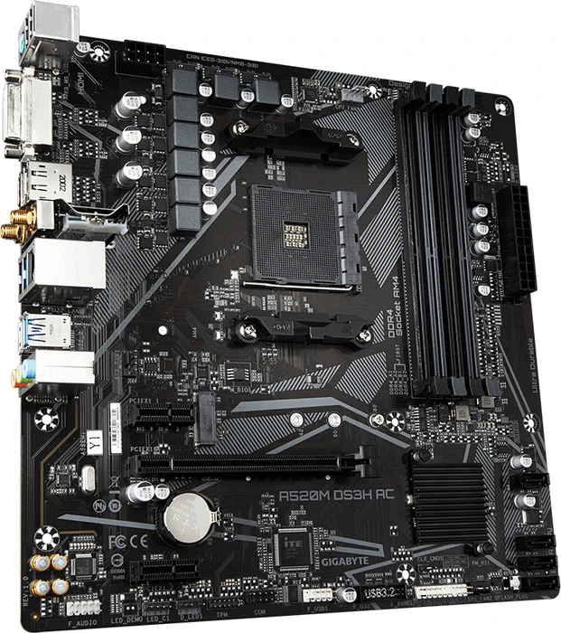 GIGABYTE A520M DS3H AC (AMD AM4)