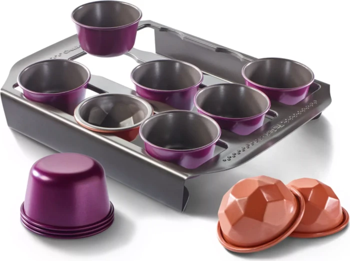 Tefal J304SS Creabake Kuchenförmchen Starter Backform-Set, 13-tlg.