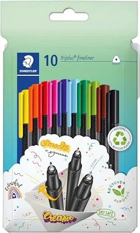 Staedtler triplus fineliner 334 0.3mm sortiert, 10er-Set