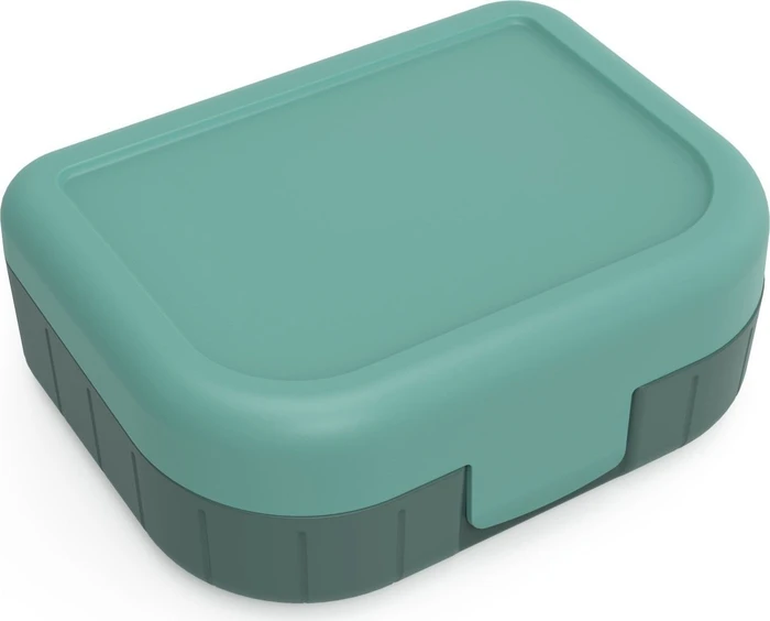 Rotho Snack Box Memory Kids Aufbewahrungsbehälter 1l grün/grau