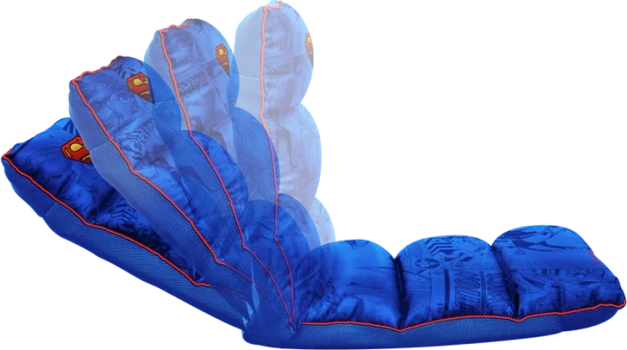 Trust Gaming GXT 718SM Superman Edition Gaming-Floor-Stuhl, blau/rot