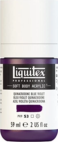 Liquitex Professional Soft Body Acrylic quinacridone blue violet, 59ml
