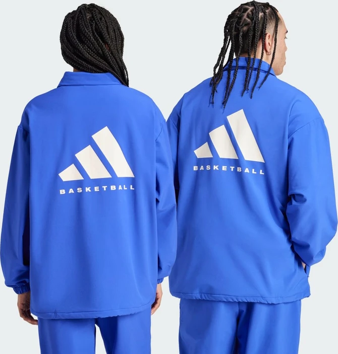 adidas Basketball Coach Jacke lucid blue