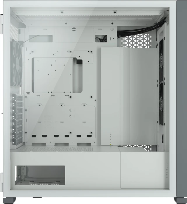 Corsair 7000D Airflow, weiß, Glasfenster