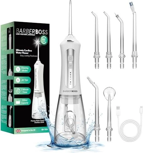 BarberBoss QR-7024 weiß