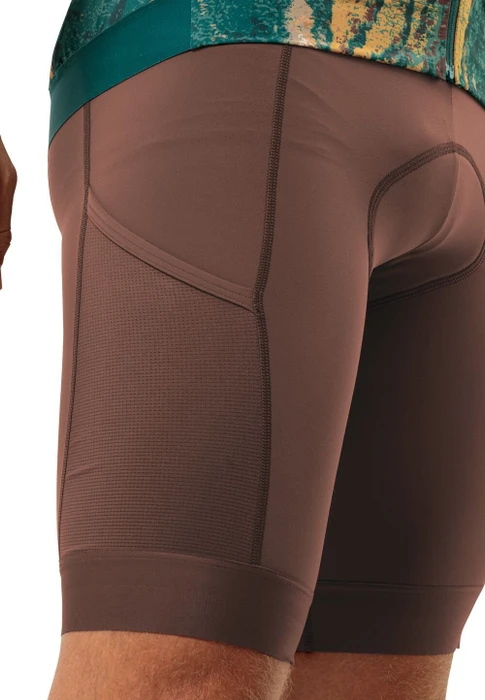 Jack Wolfskin Morobbia Bib Shorts Fahrradhose kurz dark rust (Herren)