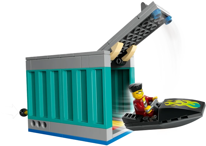 LEGO City - Polizeischnellboot und Ganovenversteck