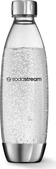 SodaStream PET Sodaflasche Fuse 1l silber