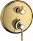 Hansgrohe Axor Montreux Thermostat Unterputz mit Hebelgriff und Ab- und Umstellventil polished gold optic Vorschaubild