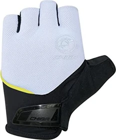 Chiba Sport Fahrradhandschuhe weiß/schwarz