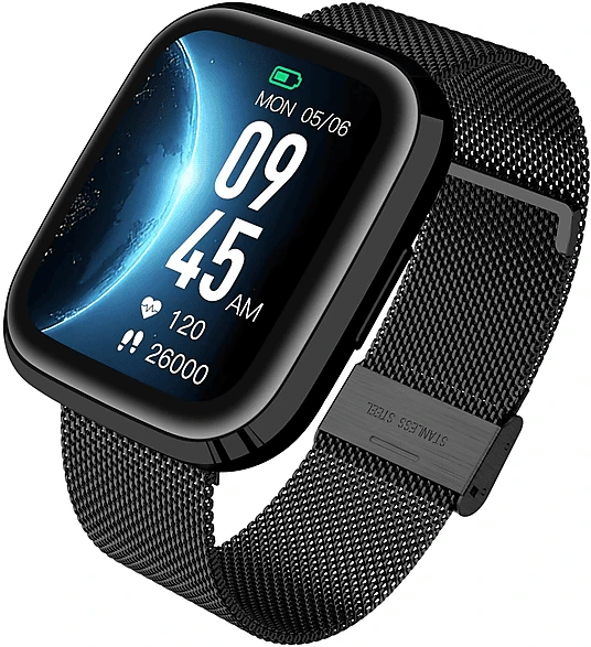 Garett Electronics GRC Style mit Milanaise-Armband schwarz