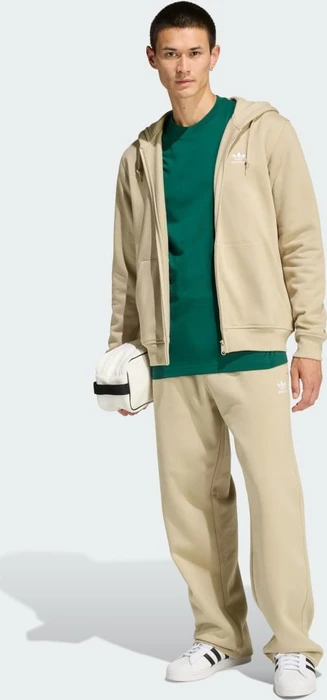 adidas Trefoil Essentials Hoodie stone khaki (Herren)