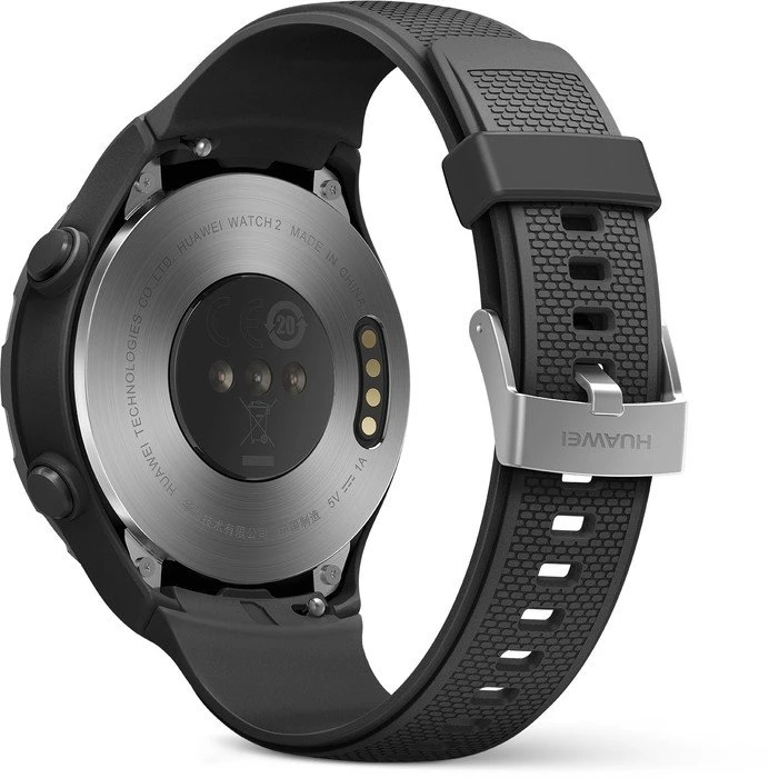 Huawei Watch 2 mit Sportarmband schwarz