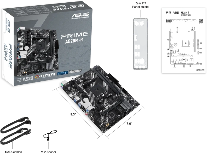 ASUS Prime A520M-R (AMD AM4)