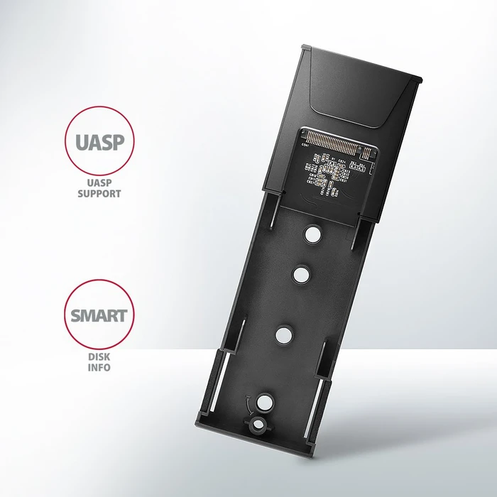 Axagon M.2 Festplattengehäuse, M.2 PCIe/SATA, USB-C 3.1