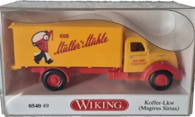 Wiking Koffer-Lkw Magirus Sirius Müller's Mühle