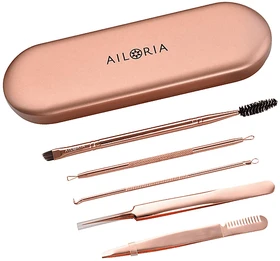 Ailoria Pure Pro Mitesserentferner-Set rosegold, 5-tlg.