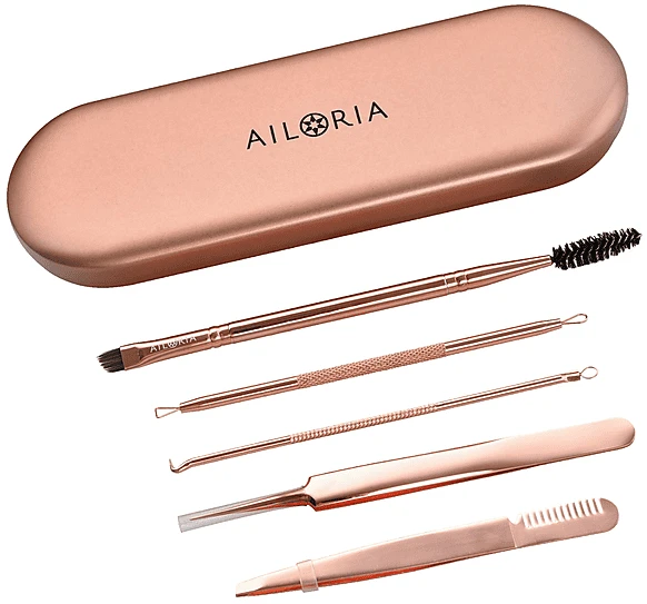 Ailoria Pure Pro Mitesserentferner-Set rosegold, 5-tlg.