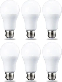 AmazonBasics LED-Leuchtmittel 75 10.5W/827 E27, 6 Stück