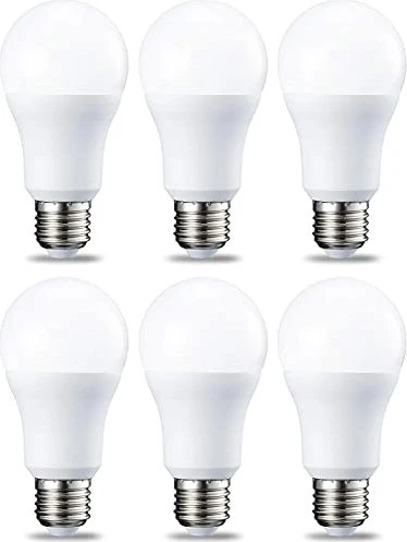 AmazonBasics LED-Leuchtmittel 75 10.5W/827 E27, 6 Stück
