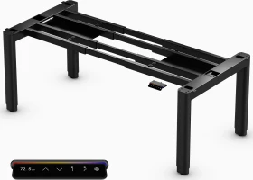 Maidesite T4 Pro Plus elektrisch höhenverstellbares Sitz-Steh-Schreibtischgestell schwarz