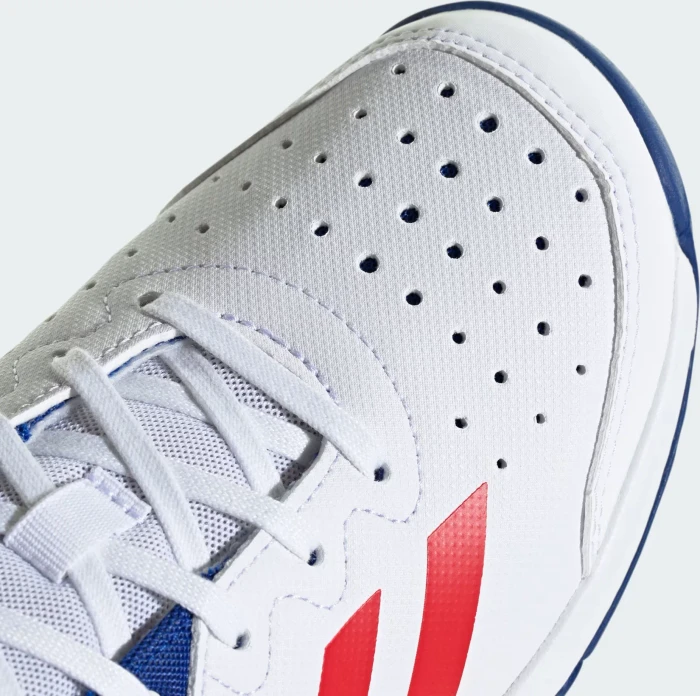adidas Court Stabil cloud white/pure ruby/royal blue (Junior)