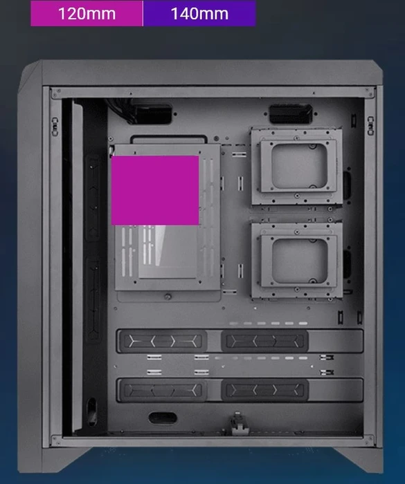 Thermaltake CTE C700 Air, schwarz, Glasfenster