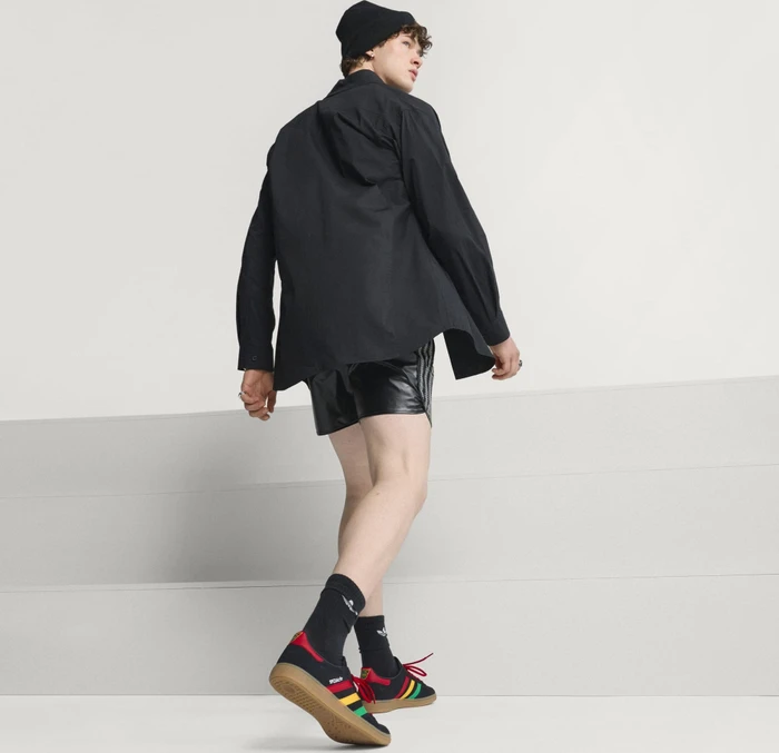 adidas Handball Spezial Jamaika core black/pure ruby/bold gold