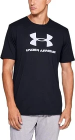 Under Armour Logo Funktionsshirt kurzarm schwarz (Herren)