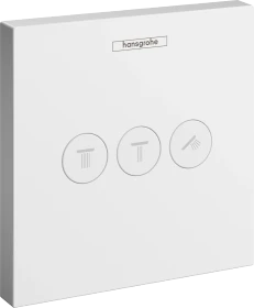 Hansgrohe ShowerSelect Ventil Unterputz für 3 Verbraucher mattweiß