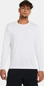 Under Armour Launch Funktionsshirt langarm white/reflective (Herren)
