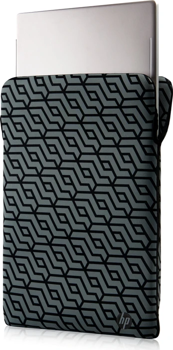 HP 14.1" Wende-Schutzhülle Geo, schwarz/silber