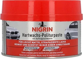 Nigrin Hartwachs-Politurpaste mit Auftragsschwamm 250ml