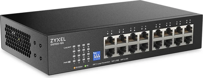 Zyxel GS1100 Desktop Gigabit Switch, 16x RJ-45