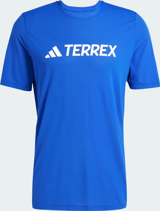 adidas Terrex Multi Climacool Logo Tech Funktionsshirt kurzarm semi lucid blue (Herren)
