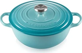Le Creuset Signature Gusseisen La Marmite Familientopf 26cm 4.1l karibik