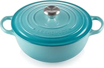 Le Creuset Signature Gusseisen La Marmite Familientopf 26cm 4.1l karibik