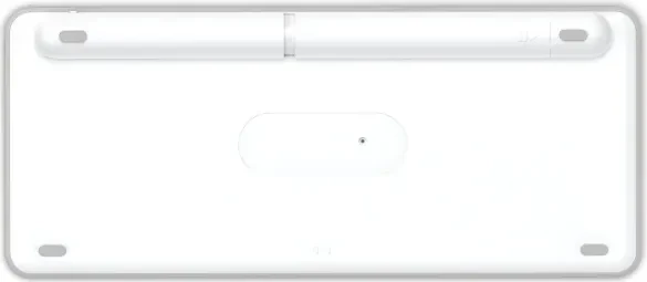 Hama WK-500 kompakte Multi-Device-Tastatur, grau/weiß, USB/Bluetooth, DE
