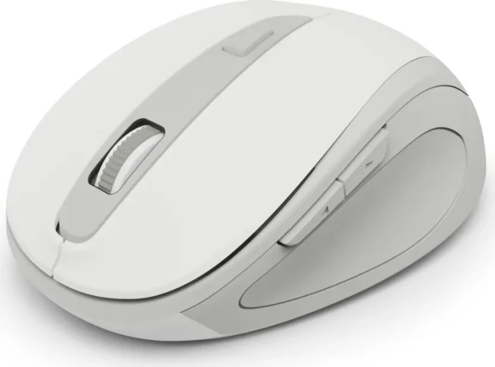 Hama WM-400 Silent Wireless 6-Button Mouse weiß/grau, USB