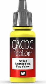 Vallejo Game Color rev.2 fluorescent yellow, 18ml