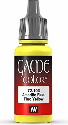 Vallejo Game Color rev.2 fluorescent yellow, 18ml