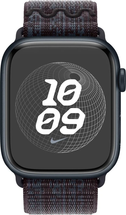 Apple Nike Sport Loop für Apple Watch 45mm schwarz/blau