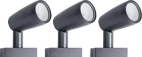 Osram Ledvance SMART+ Outdoor WiFi Garden Spot 5W Gartenspot dunkelgrau, 3 Stück