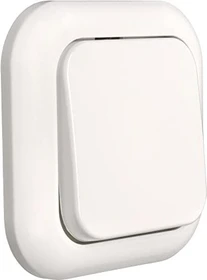 Opus Basic Abdeckrahmen 1-fach, alpinweiß