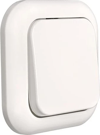 Opus Basic Abdeckrahmen 1-fach, alpinweiß
