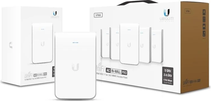 Ubiquiti UniFi AP AC Pro In Wall, 5er-Pack