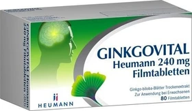 Ginkgovital 240mg Heumann Filmtabletten, 80 Stück